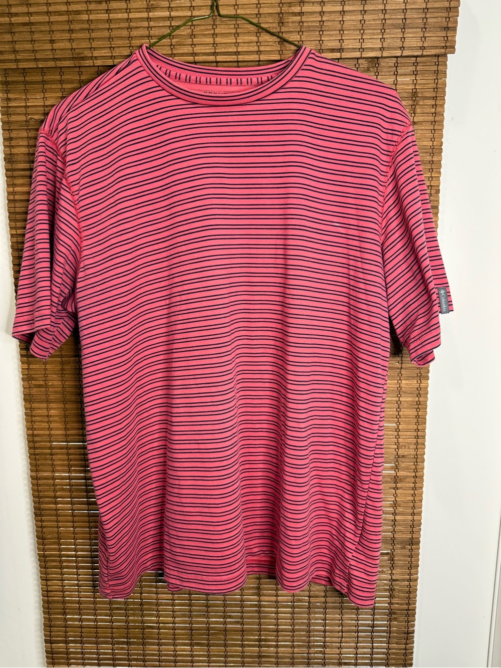 Columbia Omni Wick Men's Striped Crew Neck T-Shirt